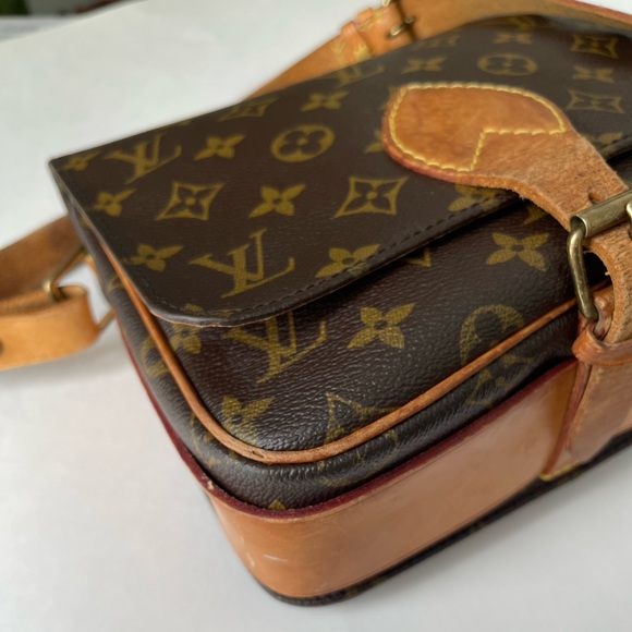 SOLD LOUIS VUITTON VINTAGE CARTOUCHIÈRE MM - Picture 7 of 13